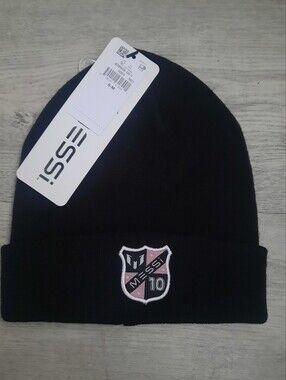 Kids Messi Embroidered Shield Beanie
